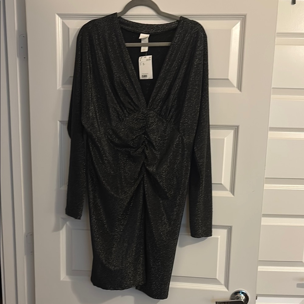 NWT H&M Sparkly Black Dress